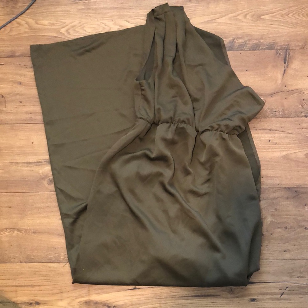ASOS Olive maxi dress